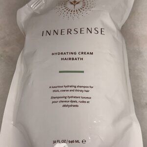 INNERSENSE Organic Beauty- Natural Hydrating Cream Hairbath Shampoo-Refill 32 oz